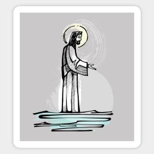 Jesus Christ illustration Sticker